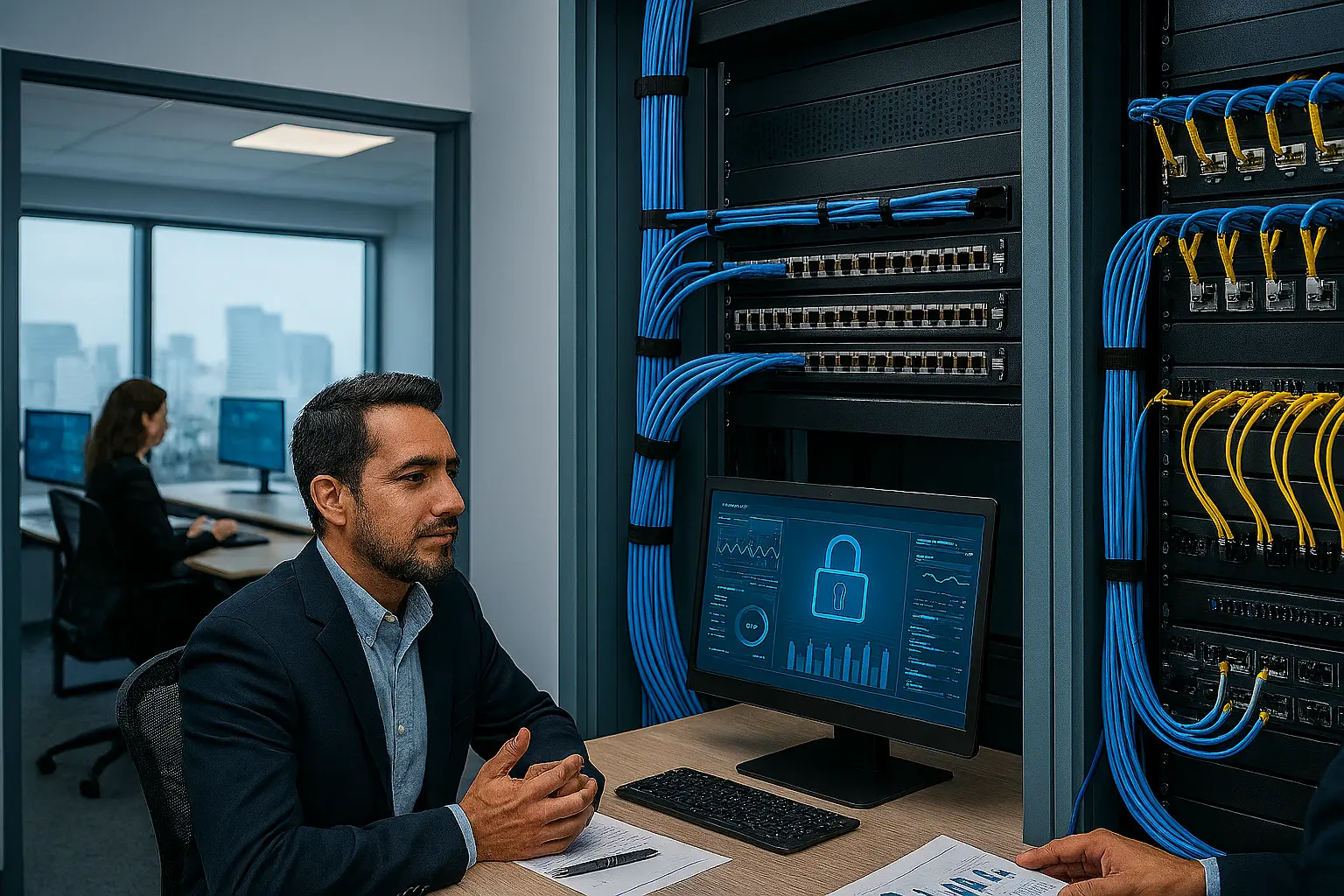 Cableado estructurado para empresas y redes corporativas profesionales