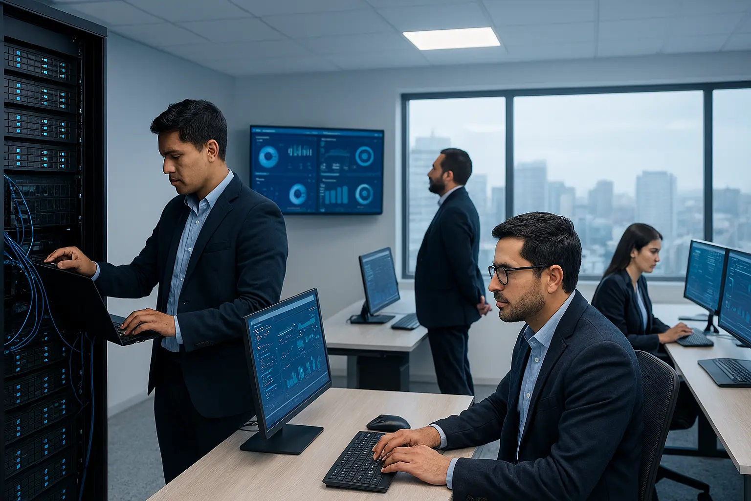 Soporte TI para empresas en Lima con atención remota presencial redes servidores y Microsoft 365