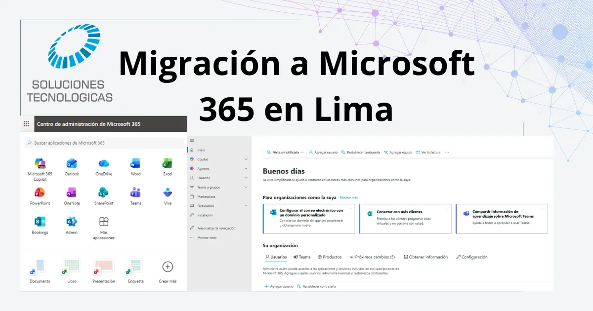 Migración a Microsoft 365 en Lima para empresas